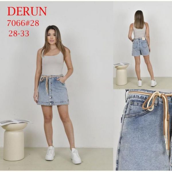 Юбка-шорты Maxim Jeans 7066 blue