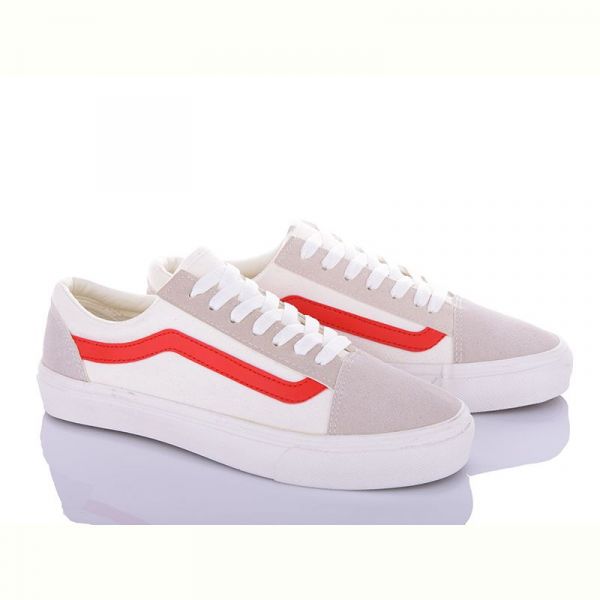 Кеды Wonex S5-A801 white-red