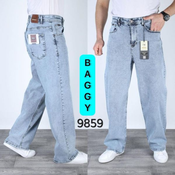 Джинсы God Baron 9859 l.blue