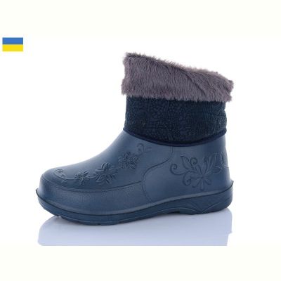 Сапоги Payas Чобіт жін.опушка т.синій