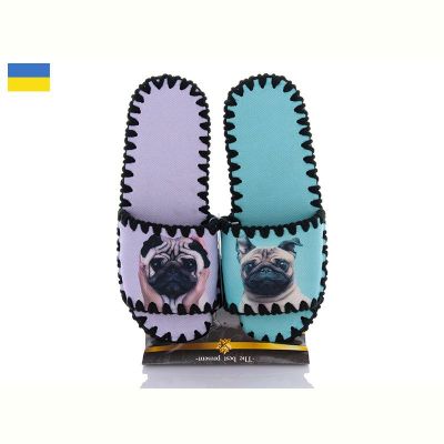 Тапочки Vends 099 м'ята-бузковий
