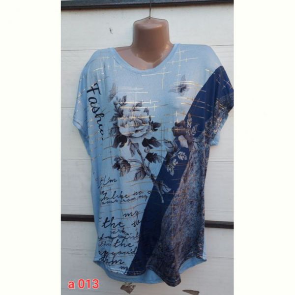 Футболка Sport style A013 l.blue