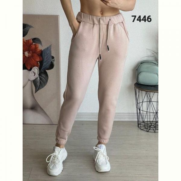 Штаны спорт FSN 7446 beige