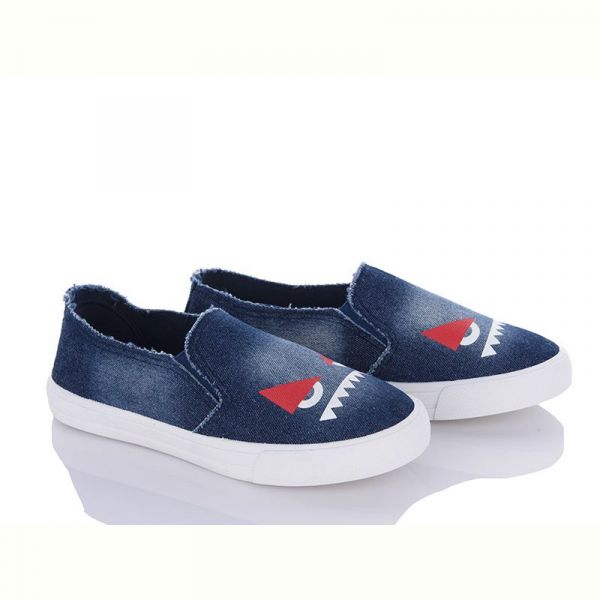 Слипоны Violeta 46-35 d.blue