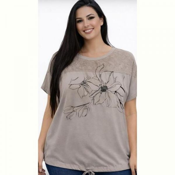 Футболка Elena&Vika 26013 grey