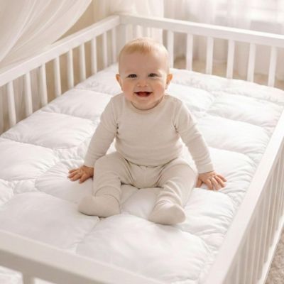 Одеяло детское в кроватку 100х135 см Soft PAPAELLA искусственный пух, антиаллергенное, супер мягкое теплое біла