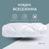 Одеяло ДобраНіч IDEIA 200х220 см всесезонное антиалергенное пл 300 г/м2 белое