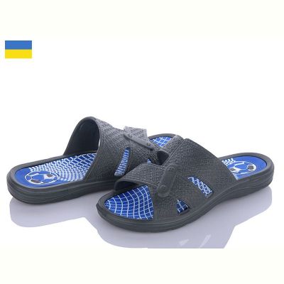 Шлепанцы Golden Lion Спорт серый-синий