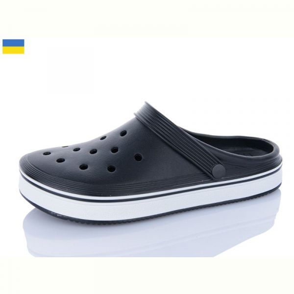 Кроксы Verta 5001 чорний