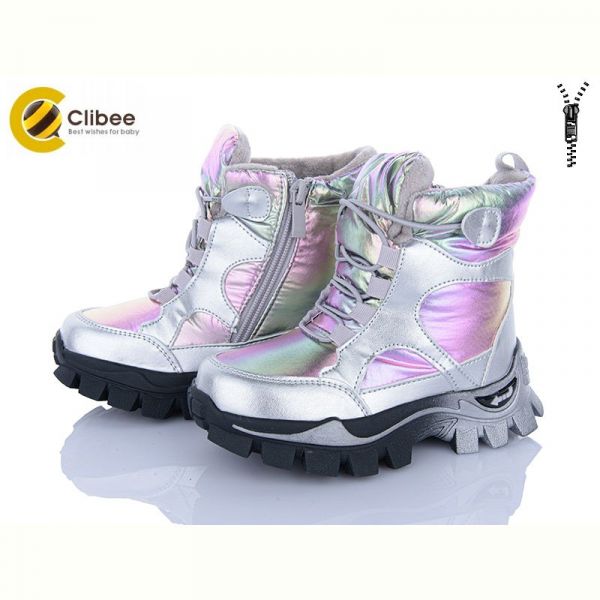Дутики Clibee A113 silver