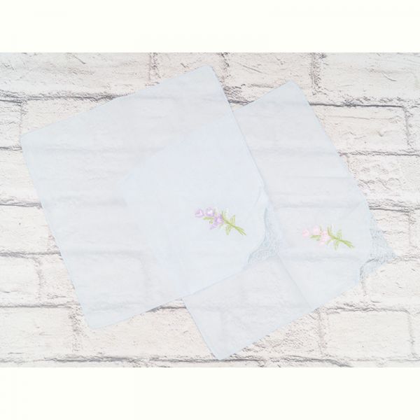 Носовой платок Shawls P115 mix вышивка
