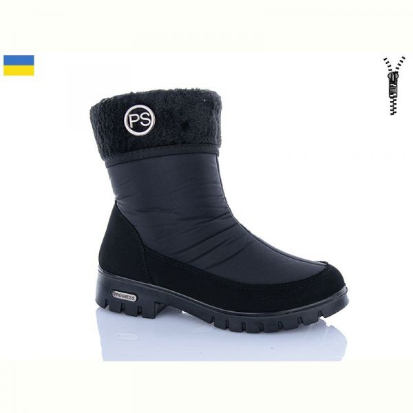 Ботинки Progress 3404 чорний