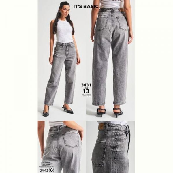 Джинсы Maxim Jeans 3431 l.grey
