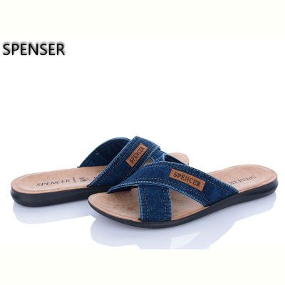 Шлепанцы Spencer 0301Б джинс батал