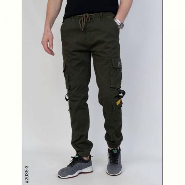 Джинсы God Baron 2035-3 khaki