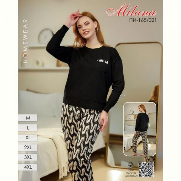 Пижама Samo 165-021 black