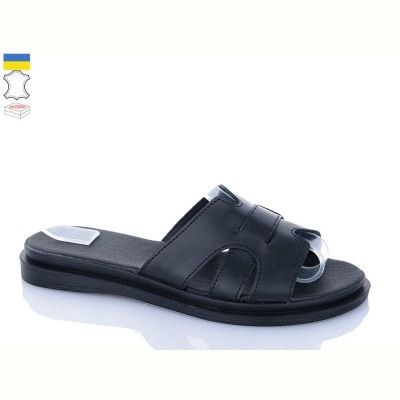 Шлепанцы Sali 301 чорний к чор-п.