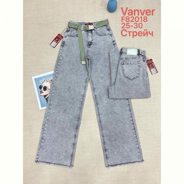 Джинсы Vanver F82018 l.grey