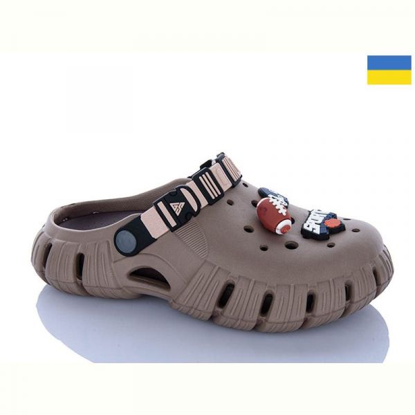 Кроксы Gipanis Гіпаніс П770 т.бежевий