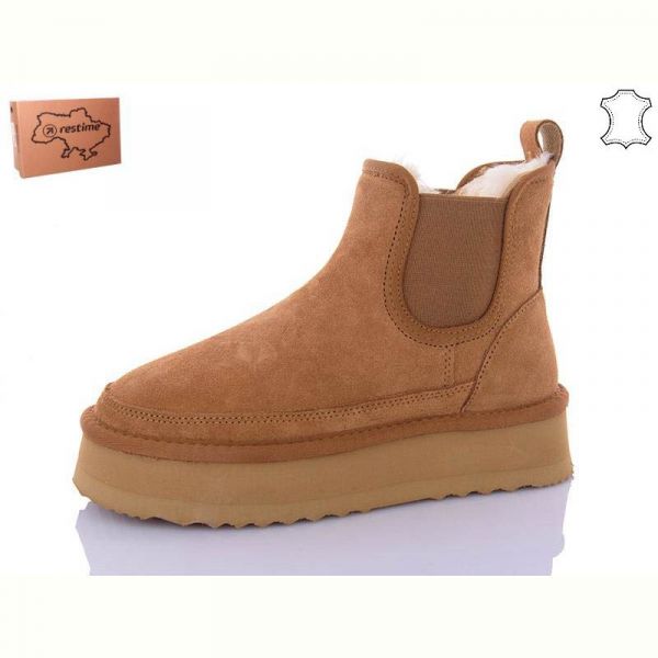 Угги Restime YWZ24457 camel